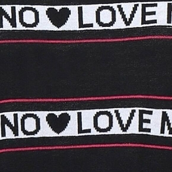 NWT Love MOSCHINO STRIP LOGO DETAILS WOMAN SWEATER SIZE US XL - Picture 4 of 11